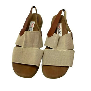 Flexisole 8.5 neutral tan &‎ brown comfort sandals
